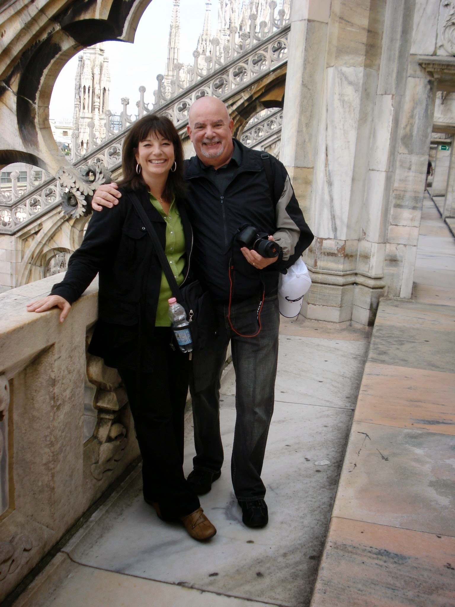 Ilene and Gary on the roof of the duomo in Milan, Italy during our 2010 adventure. ouritalianjourney.com