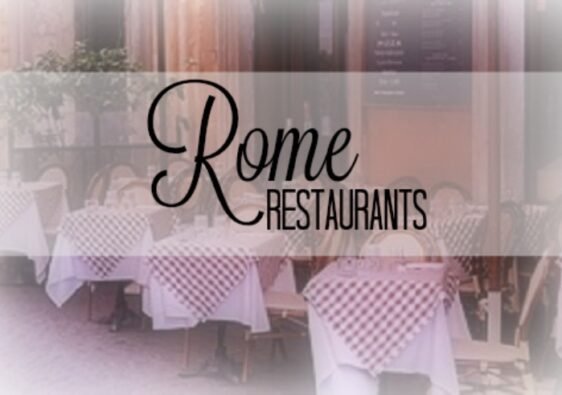 rome restaurant graphic