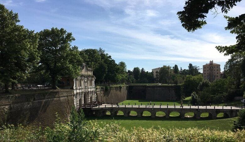 Outside Cittadella Park, Parma - ouritalianjourney.com