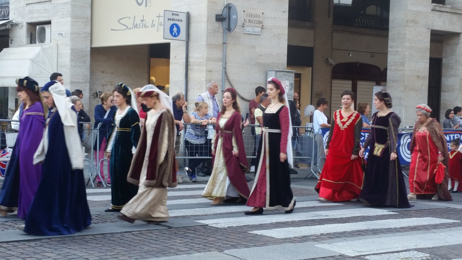 Medieval parade for Palio di Parma, Parma, Italy