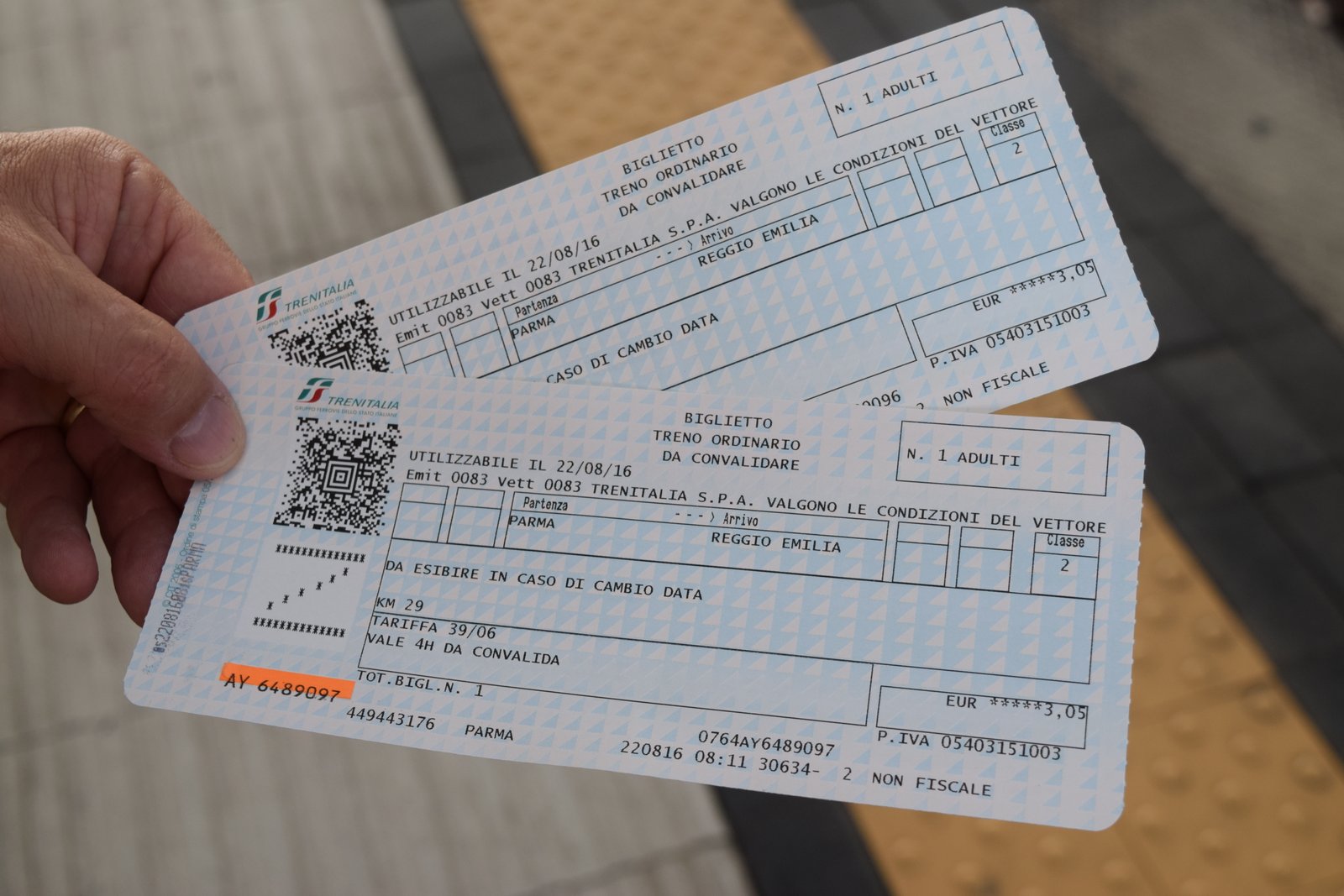 train tickets Parma to Reggio Emilia