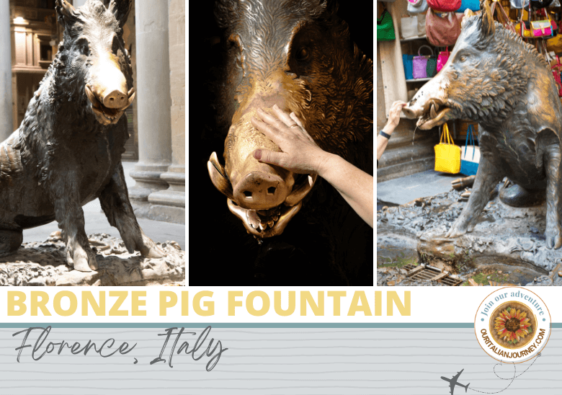 The bronze pig fountain in Florence has such history - ouritalianjourney.com