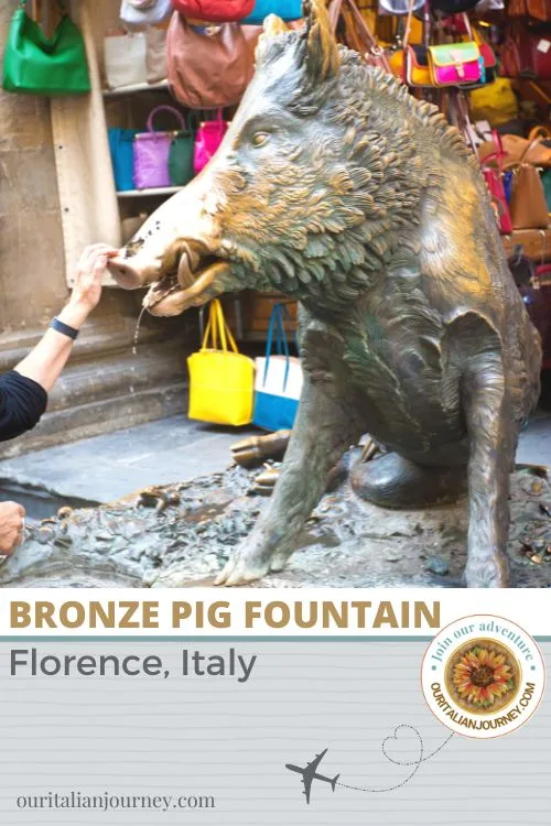 The bronze pig fountain in Florence has such history - ouritalianjourney.com