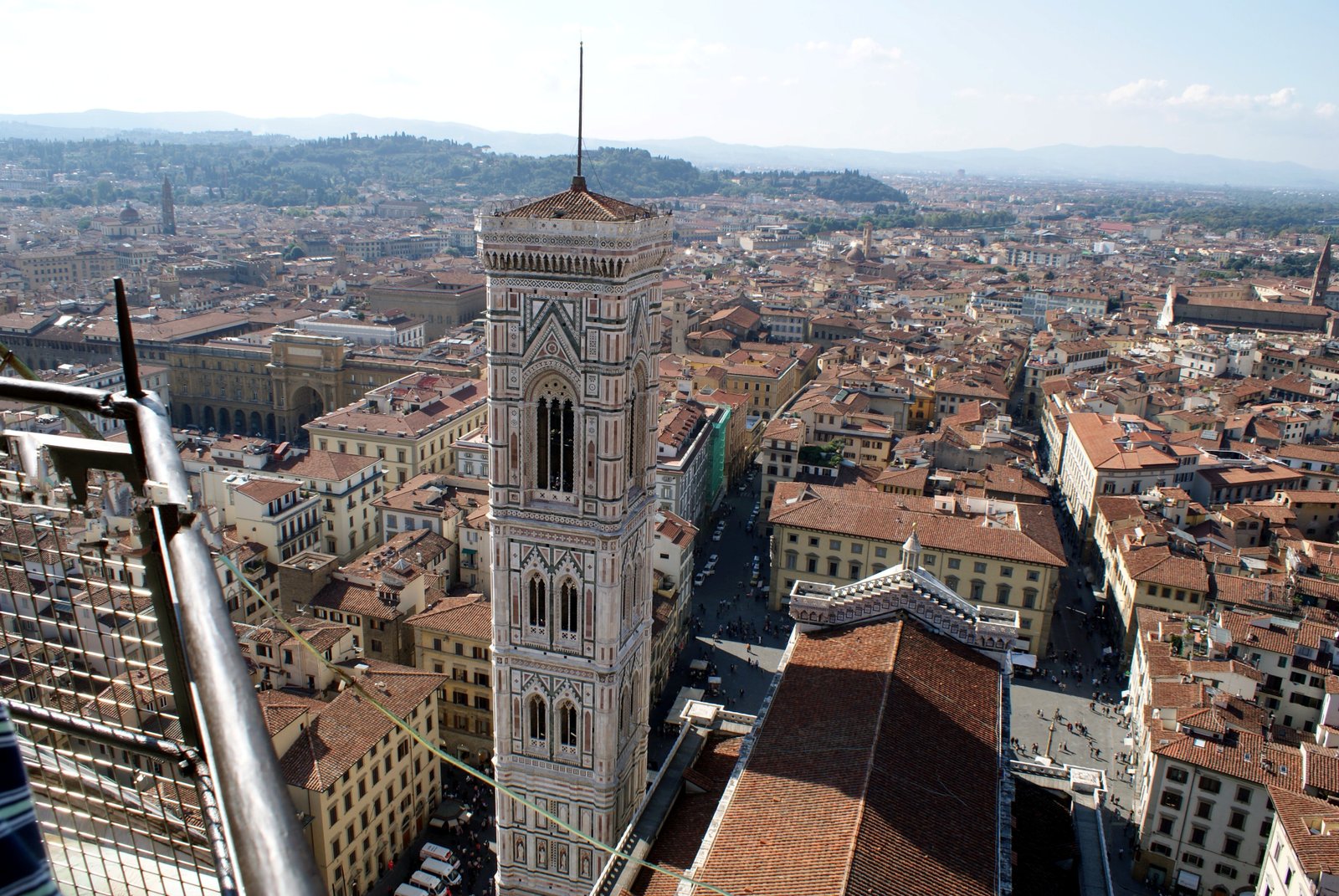 view from Duomo in Florence, Italy
