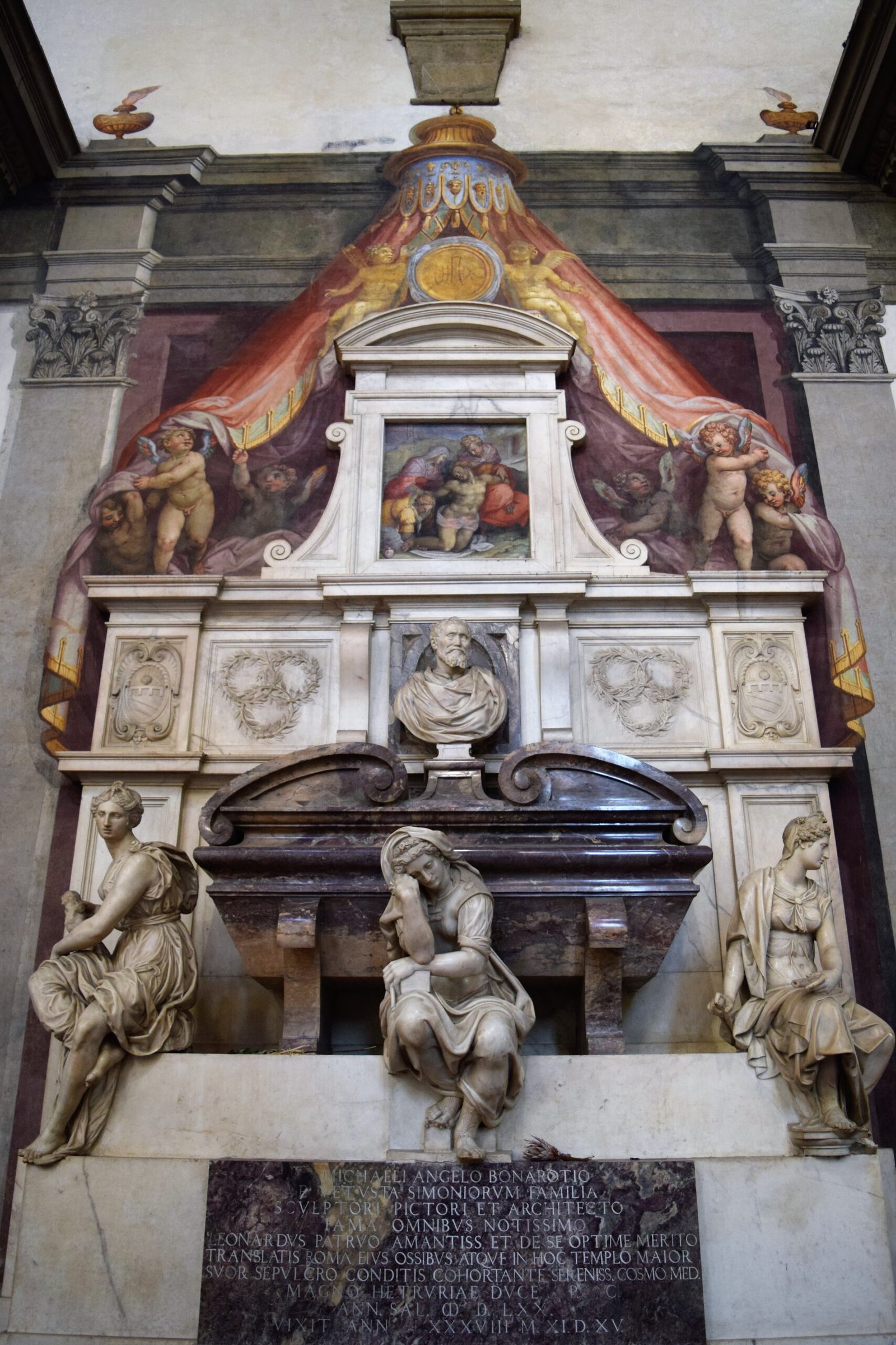 Tomb of Michelangelo, Florence Italy