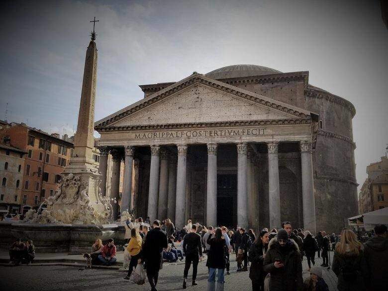 Pantheon is a Roman temple now church with an amazing oculus and dome. Ancient Rome. ouritalianjourney.com