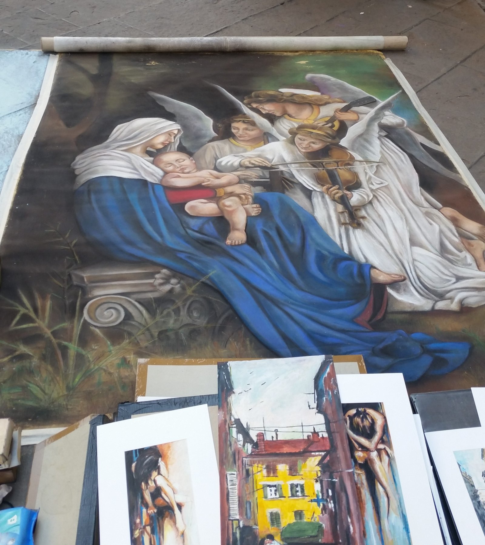 streets of Florence, art on streets