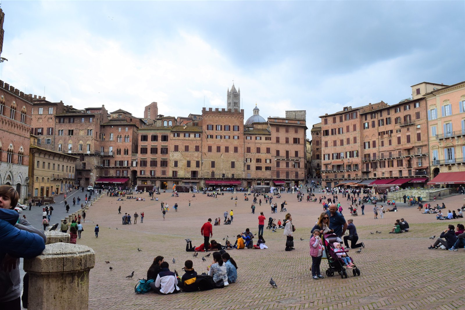 The main piazza in Siena, Italy. ouritalianjourney.com