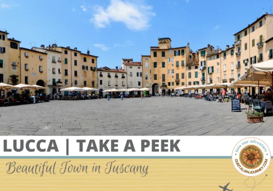 Lucca, take a peek at this beautiful Tuscan town. It is a must-stop when you are in Tuscany. ouritalianjourney.com