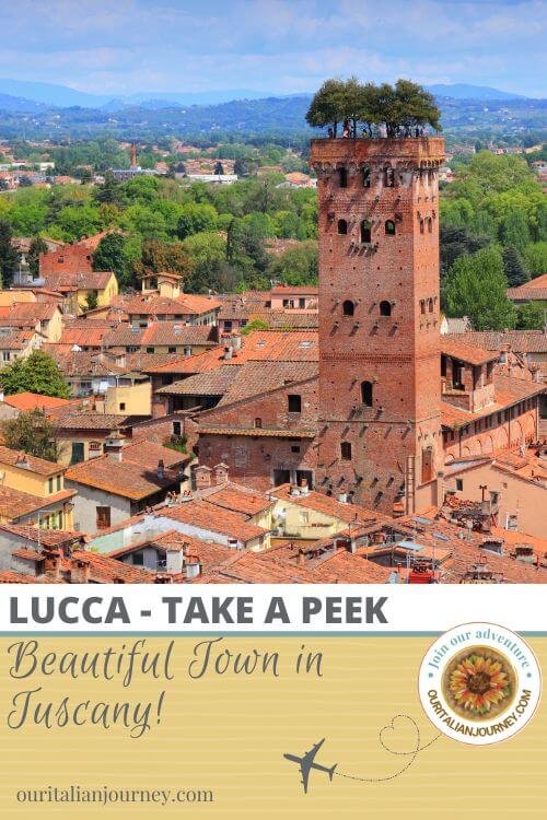 Lucca, take a peek at this beautiful Tuscan town. It is a must-stop when you are in Tuscany. ouritalianjourney.com