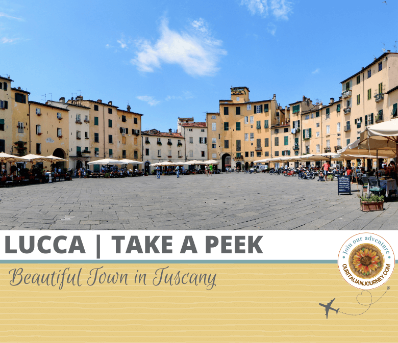 Lucca, take a peek at this beautiful Tuscan town. It is a must-stop when you are in Tuscany. ouritalianjourney.com