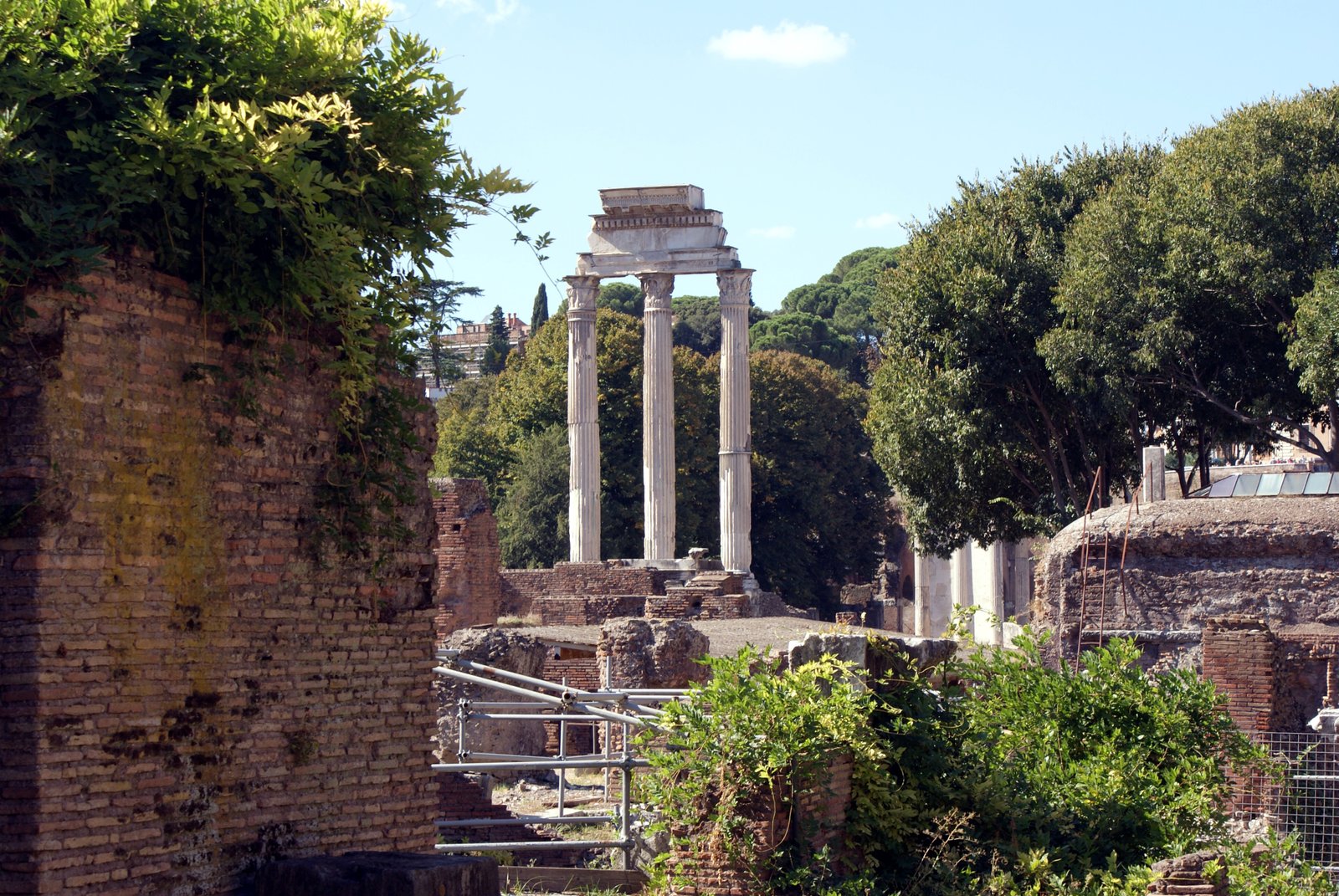The Forum in Rome, Italy has such history. Ancient Rome is worth visiting and it is just minutes from the Colosseum.