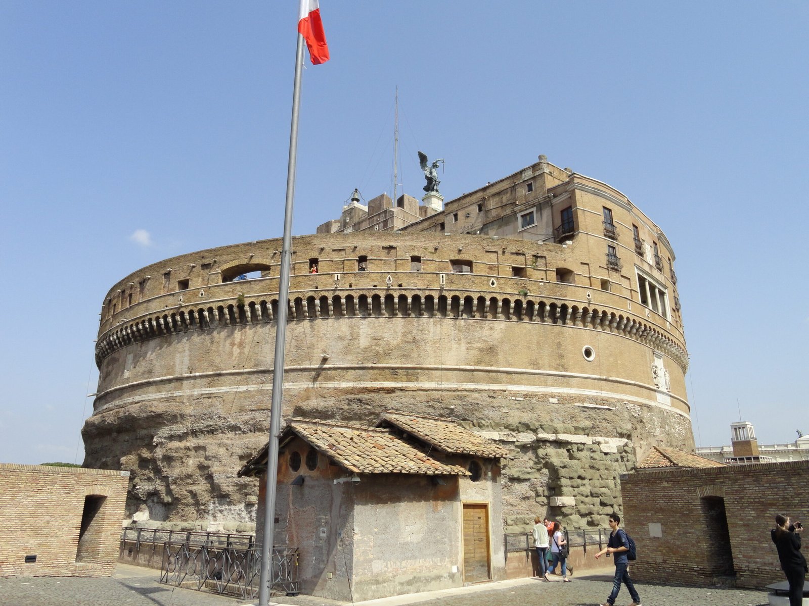 Castel Sant' Angelo in Rome, Italy is one of our 17 amazing sites to check out when in Rome.