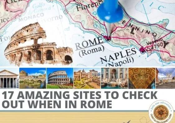 when in Rome, here are 17 top must-see sites.
