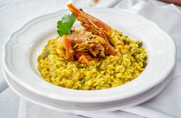 Risotto is made with Arborio rice and found everywhere in Italy. Made with mushrooms and even seafood. ouritalianjourney.com