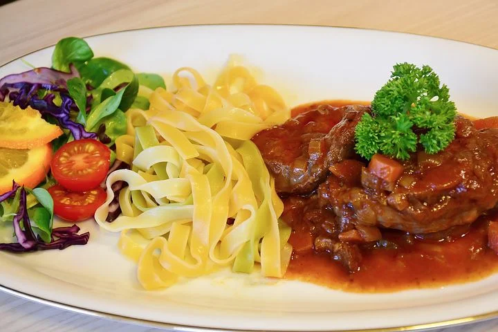 OssoBuco is tender veal shanks and is amazing. ouritalainjourney.com