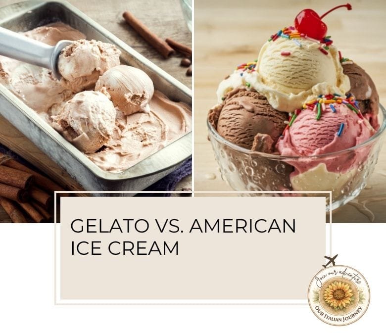 Gelato and Ice cream. What's the difference between them? -ouritalianjourney