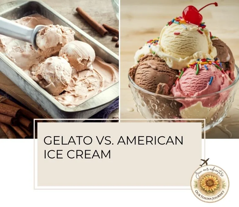 Gelato and Ice cream. What's the difference between them? -ouritalianjourney