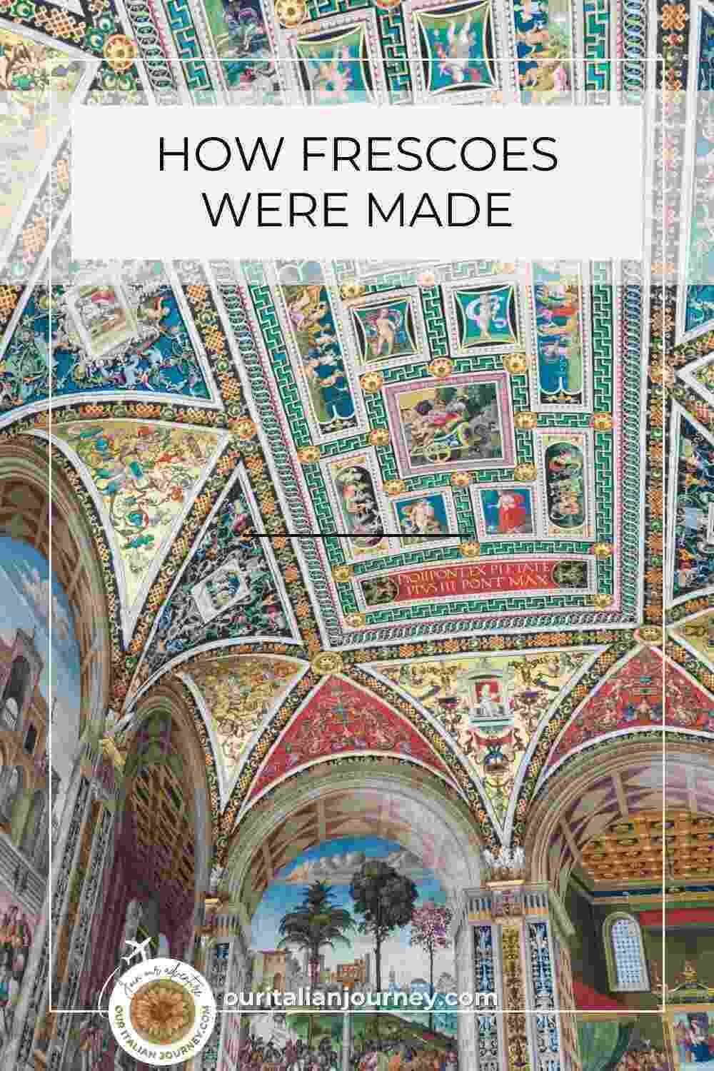 Wonder how frescoes were made? We have a great post with a video - ouritalianjourney.com