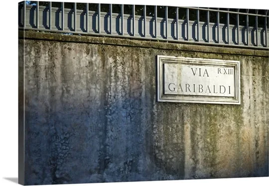 street names in Italy. ouritalianjourney.com