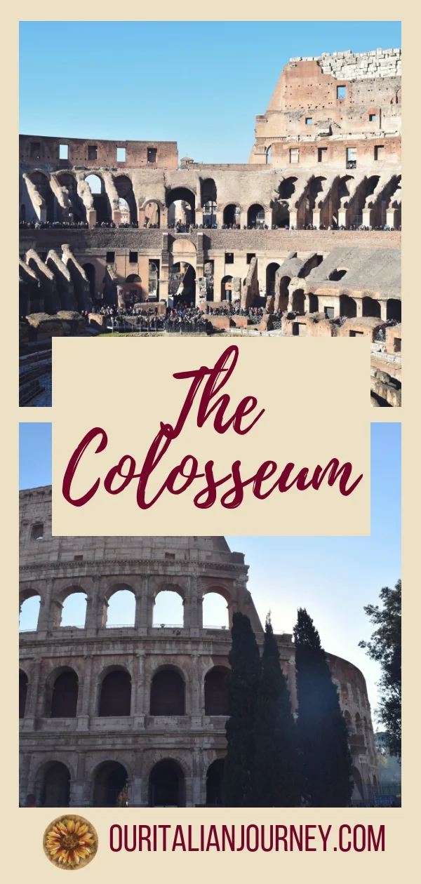 The Colosseum, ouritalianjourney.com