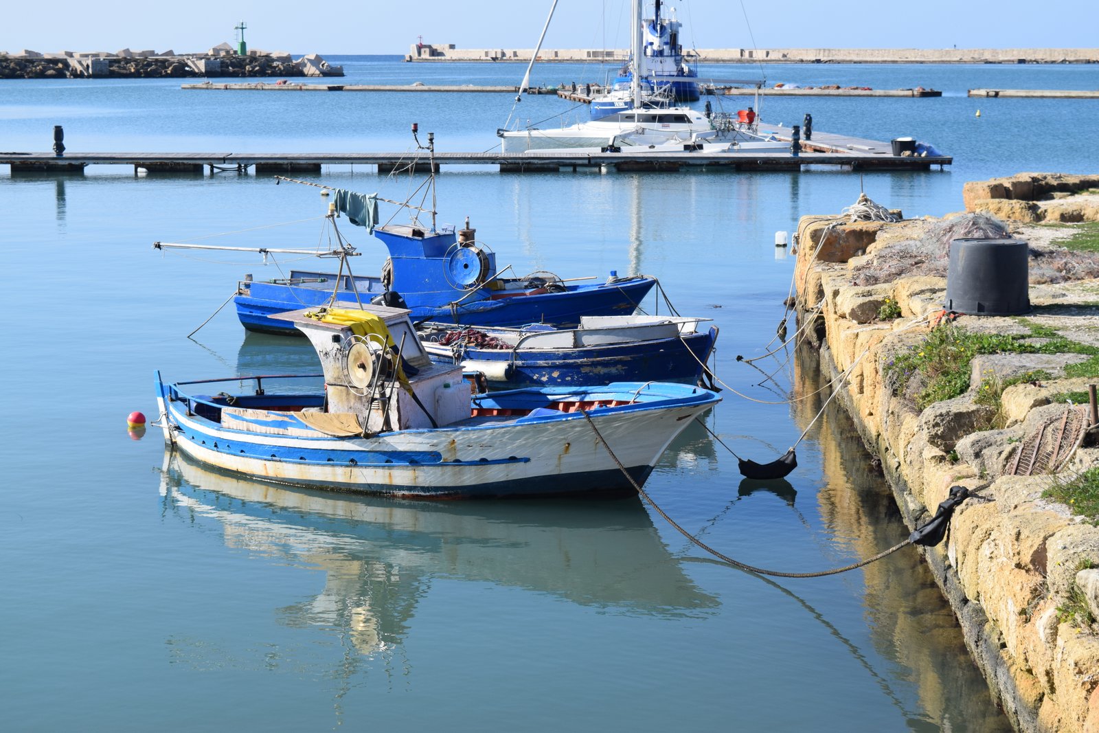 Town of Marsala, Sicily, more than wine and salt flats, ouritalianjourney.com, fishing boats