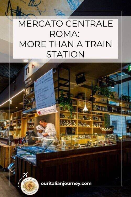 The Mercato Centrale Roma train station has a great place to eat - don't miss it - ouritalianjourney.com