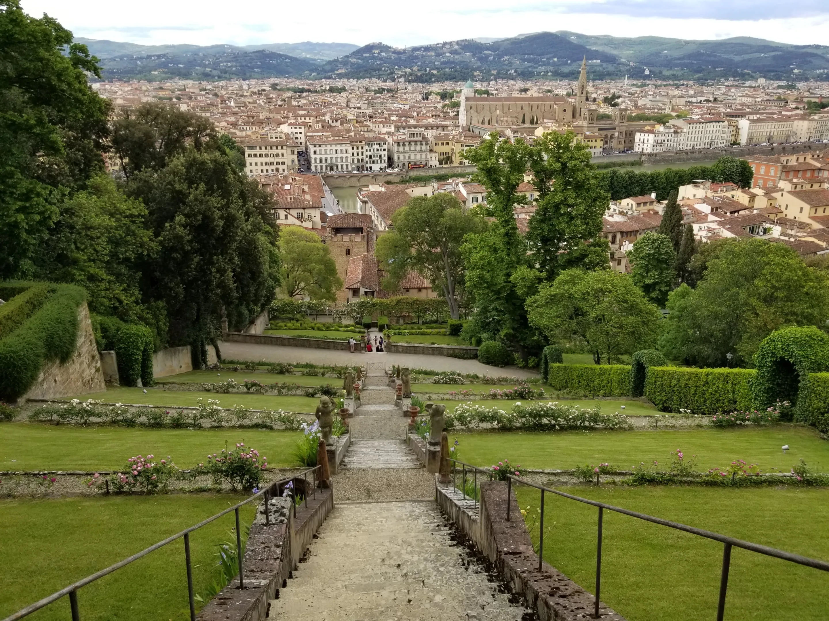 The Bardini Garden in Florence, Italy is a hidden gem with beautiful panoramic views of the city. ouritalianjourney.com; https://ouritalianjourney.com/the-bardini-garden-panoramic-views-of-florence