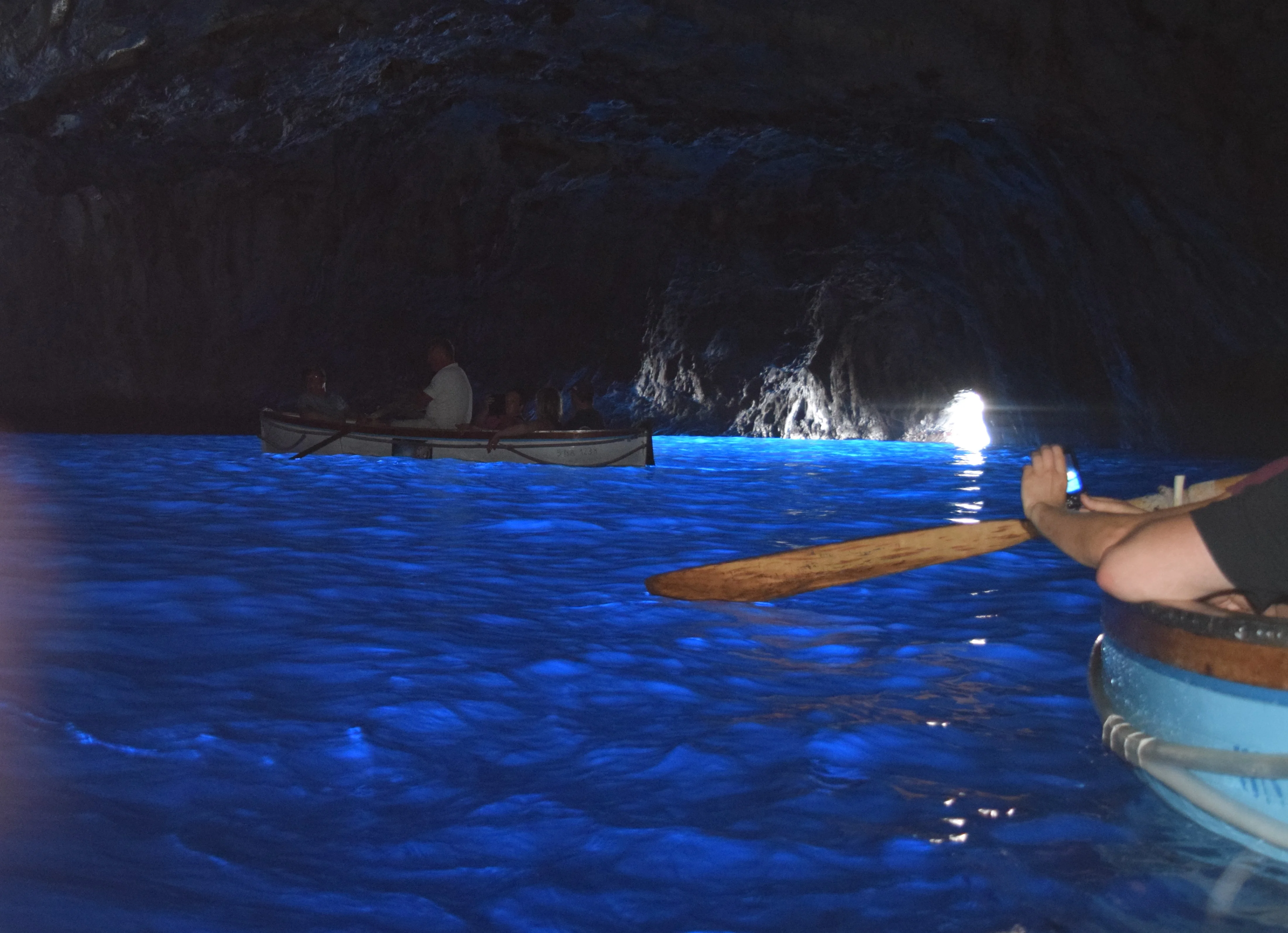 The Blue Grotto experience when on Capri in Italy, magical, beautiful, must do, ouritalianjourney.com, https://ouritalianjourney.com/experiencing-the-blue-grotto-is-it-worth-it