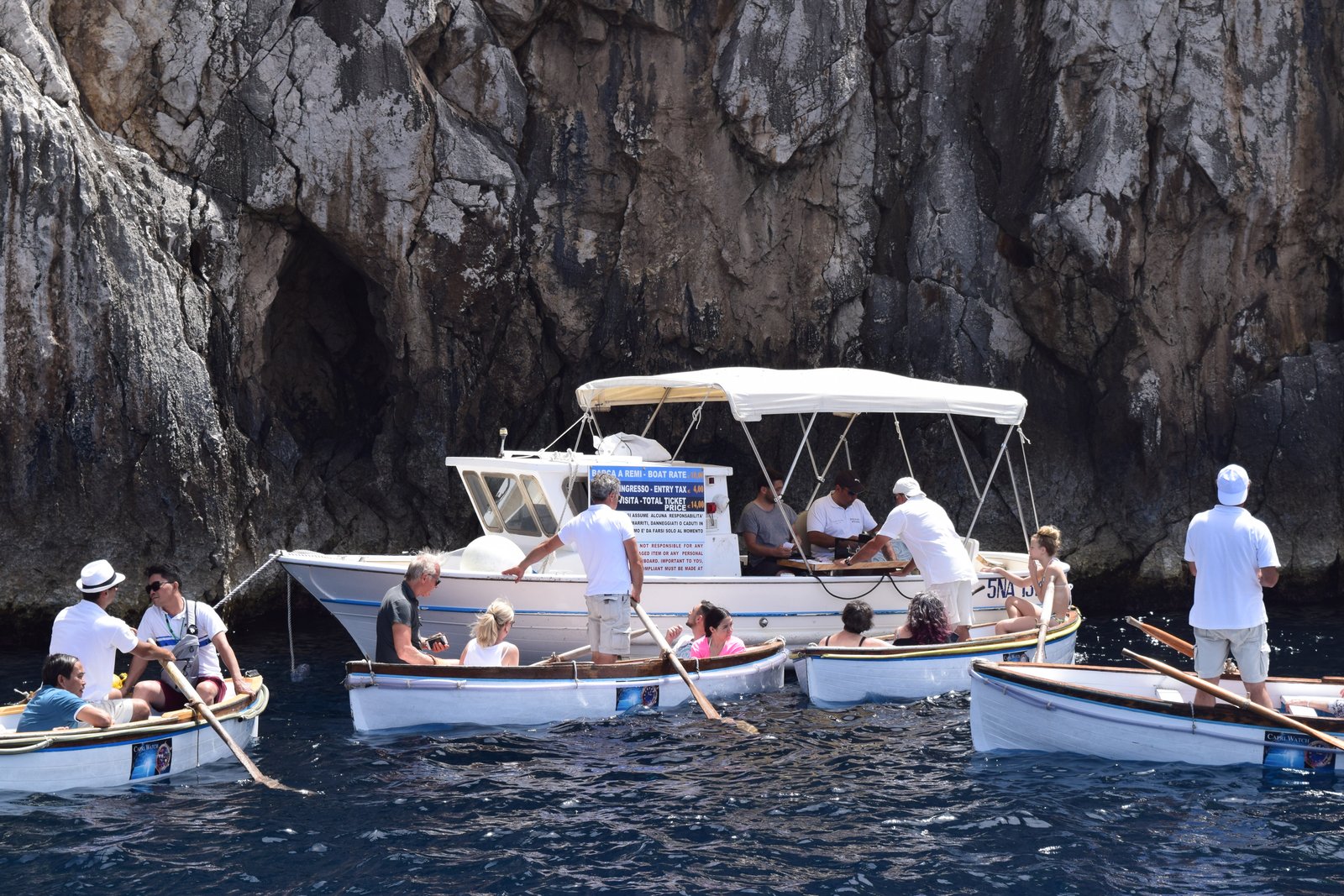 The Blue Grotto experience when on Capri in Italy, magical, beautiful, must do, ouritalianjourney.com, https://ouritalianjourney.com/experiencing-the-blue-grotto-is-it-worth-it