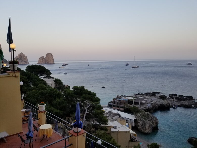 Views from Hotel Weber in Capri - ouritalianjourney.com