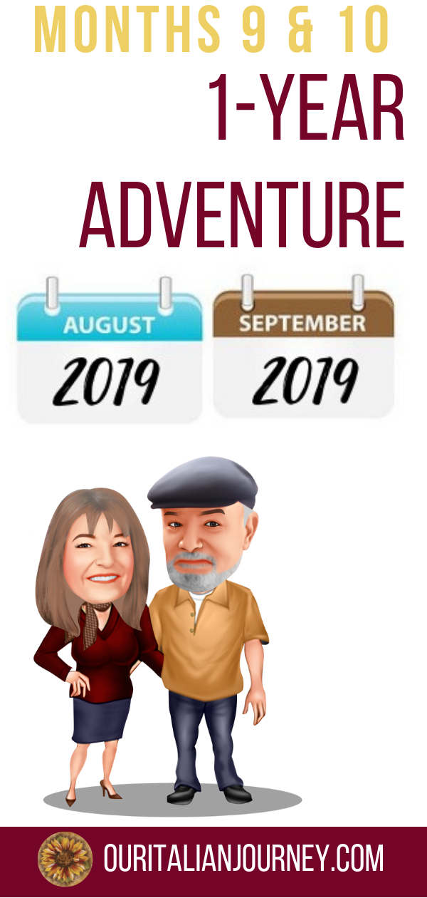 Months 9 & 10 for our 1-year adventure in Italy. New towns explored. https://ouritalianjourney.com/months-9-10-1-year-adventure-in-italy
