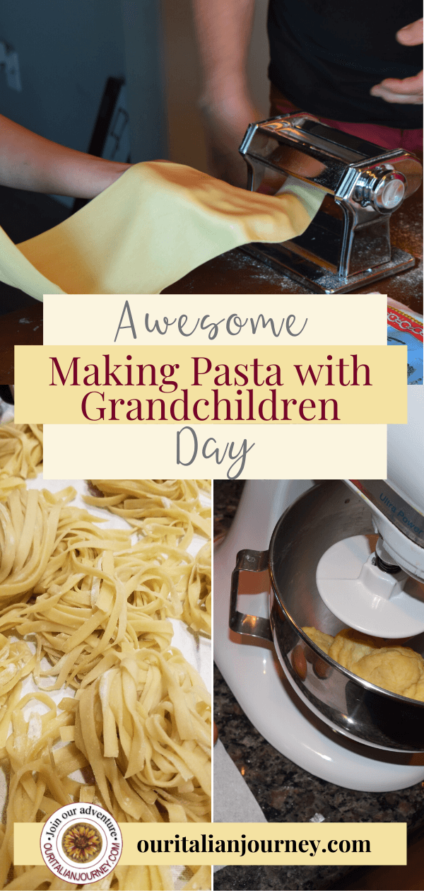 Making fresh pasta with family is a special day. ouritalianjourney.com