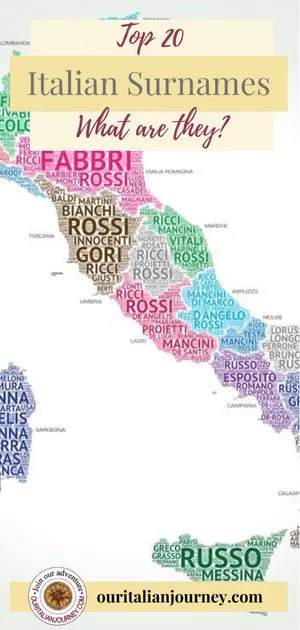 a list of popular Italian surnames, ouritalianjourney.com