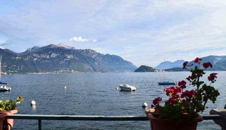 Views of Lake Como, Italy from walkway on Mennaggio. ouritalianjourney.com