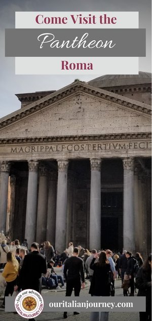 Pantheon is a Roman temple now church with an amazing oculus and dome. Ancient Rome. ouritalianjourney.com