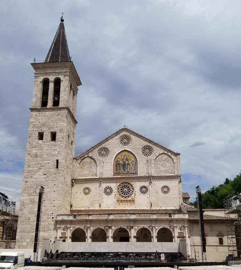 Spoleto in Umbria Italy a non Tourism town. ouritalianjourney.com 