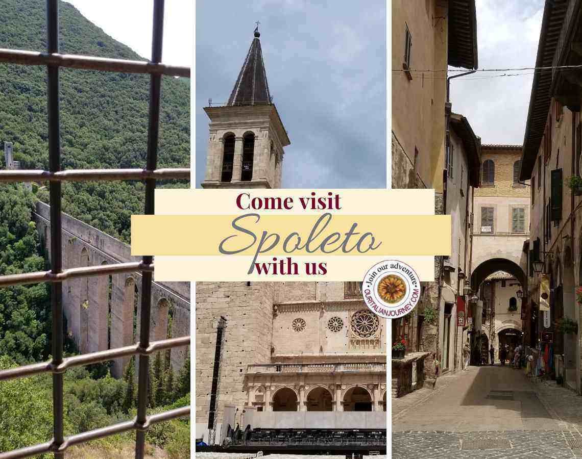 Spoleto in Umbria Italy a non Tourism town. ouritalianjourney.com