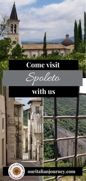 Spoleto in Umbria Italy a non Tourism town. ouritalianjourney.com