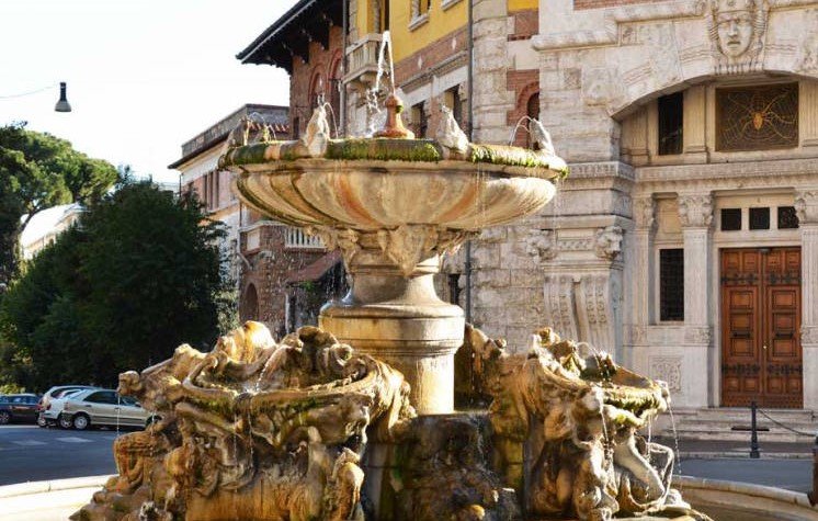 Fontana delle Rane, Fountain of Frogs in Quartiere Coppede in Rome is a unique and must see neighborhood. ouritalianjourney.com