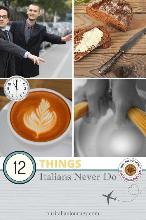 Twelve things Italians never do - superstitions and traditions - ouritalianjourney.com