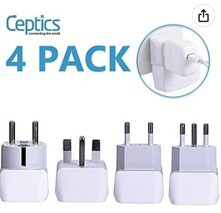 Italy travel pack adapters