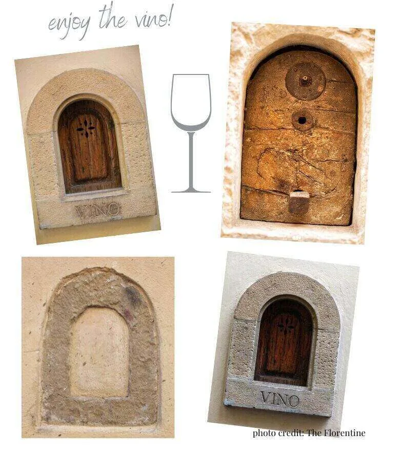 The incredible wine windows in Florence - ouritalianjourney.com