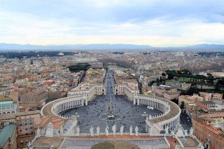 The Vatican rooftop view, Rome Italy