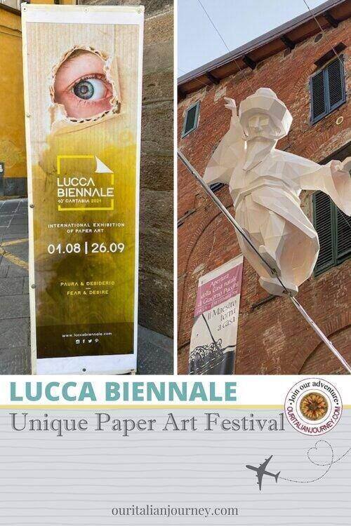 Lucca Biennale - Unique Paper Art Festival - ouritalianjourney.com