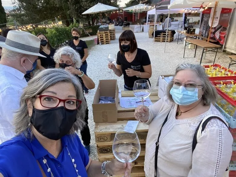 Checking in at the Tempranillo Wine Festival - ouritalianjourney.com