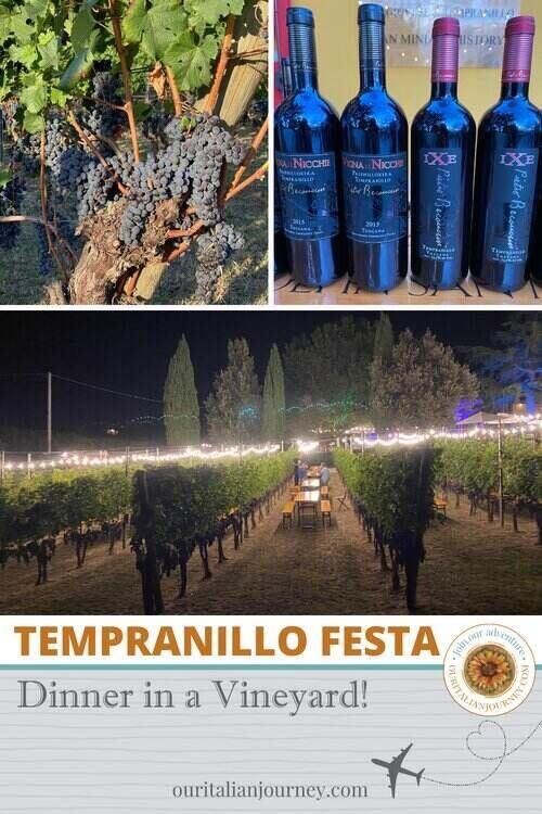 Festa Tempranillo di Toscana - with dinner in a vinyard - ouritalianjourney.com