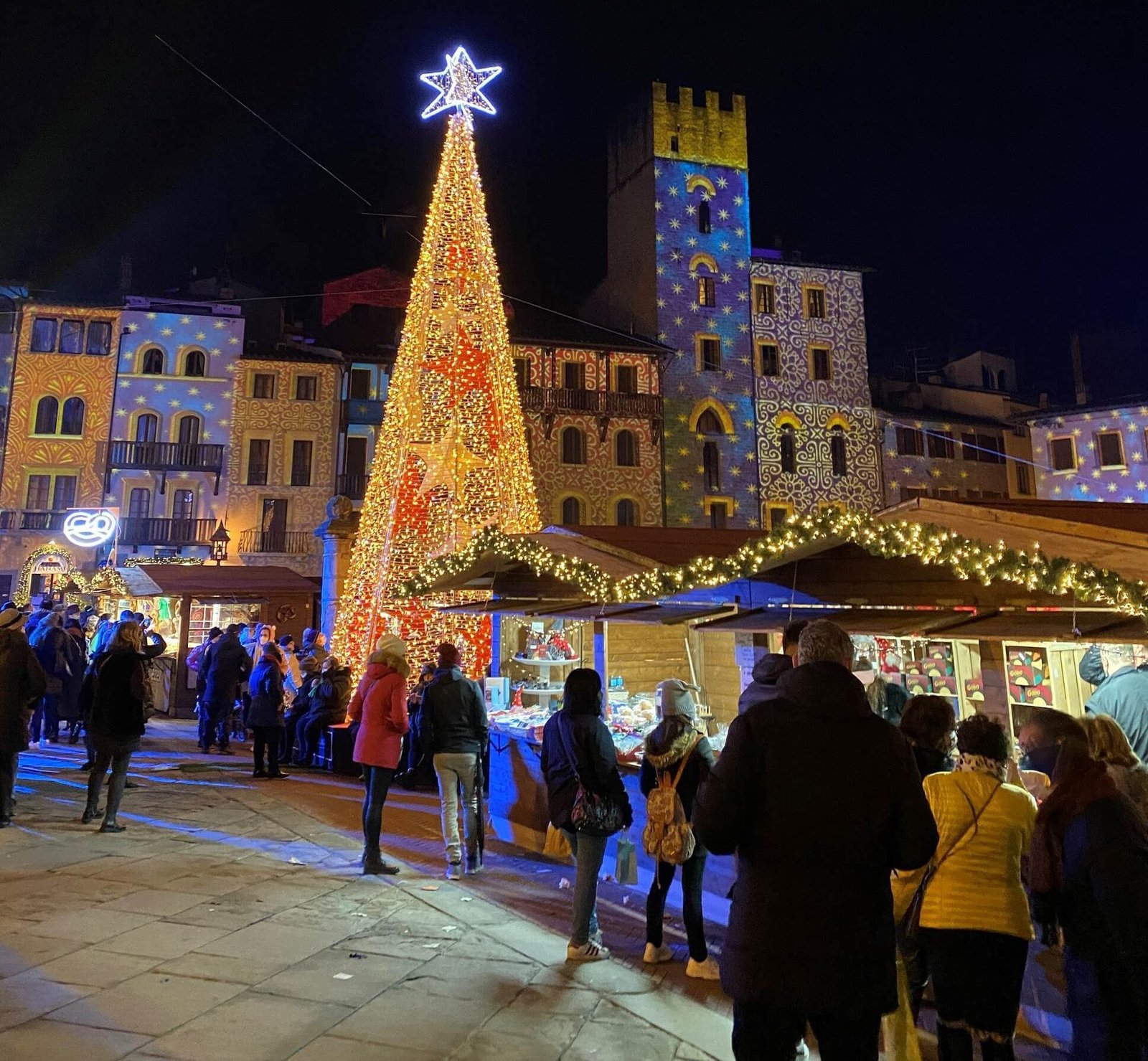 Christmas in Arezzo, Italy