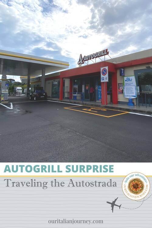 visit the Autogrill on Italy's autostrada, ouritalianjourney.com