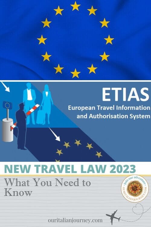 New travel law, ETIAS, What you need to know, ouritalianjourney.com